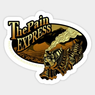 The Pain Express Sticker